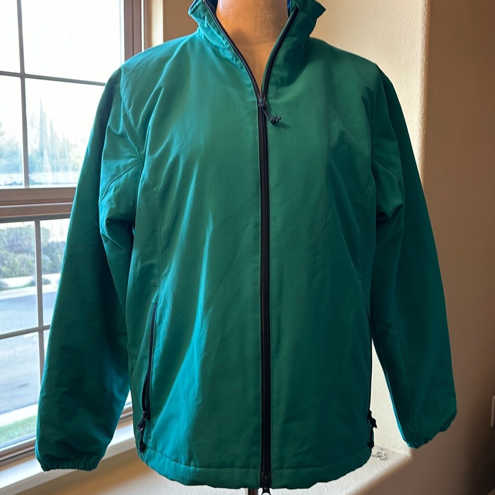 Duluth - Women's Teal Green Fleece Lined Jacket, Large